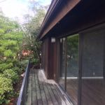 Balcony side of house